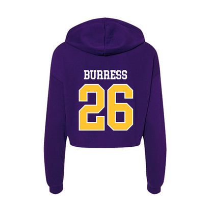 East Carolina - NCAA Baseball : Braden Burress - Classic Shersey Women's Crop Fleece Hooded Sweatshirt-1
