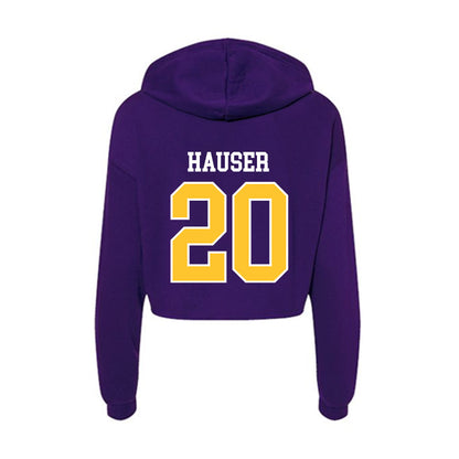 East Carolina - NCAA Women's Soccer : Savannah Hauser - Classic Shersey Women's Crop Fleece Hoodie-1