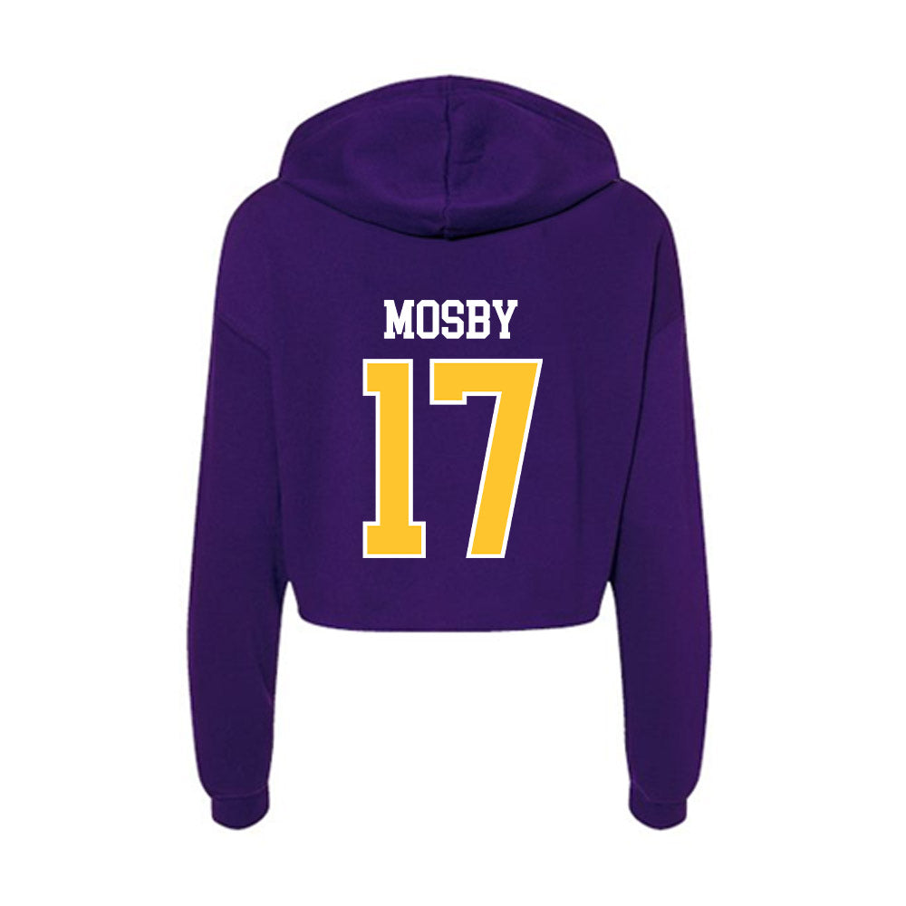 East Carolina - NCAA Football : Rae'mon Mosby - Classic Shersey Women's Crop Fleece Hoodie-1