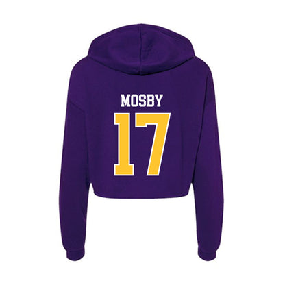 East Carolina - NCAA Football : Rae'mon Mosby - Classic Shersey Women's Crop Fleece Hoodie-1