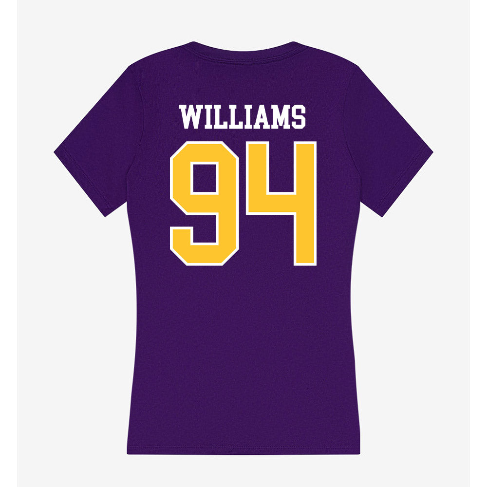 East Carolina - NCAA Football : Javon Williams - Classic Shersey Women's V-Neck T-Shirt-1