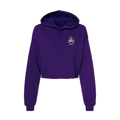 East Carolina - NCAA Football : Peyton Reeder - Classic Shersey Women's Crop Fleece Hoodie-0