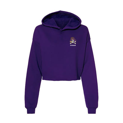 East Carolina - NCAA Football : Jason Dickerson - Classic Shersey Women's Crop Fleece Hoodie-0