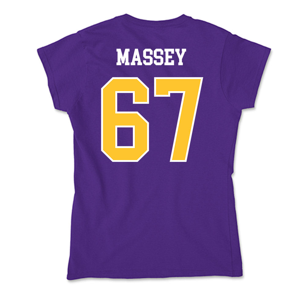 East Carolina - NCAA Football : Xavier Massey - Classic Shersey Soft Style Women’s T-Shirt-1