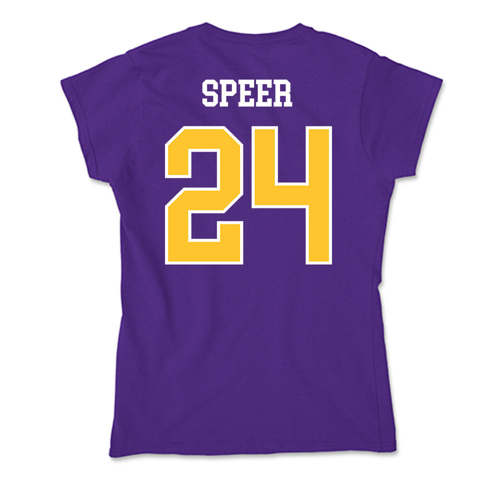East Carolina - NCAA Football : Durante Speer - Classic Shersey Soft Style Women’s T-Shirt-1