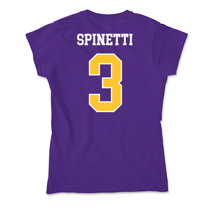 East Carolina - NCAA Women's Soccer : Gia Spinetti - Classic Shersey Soft Style Women’s T-Shirt-1