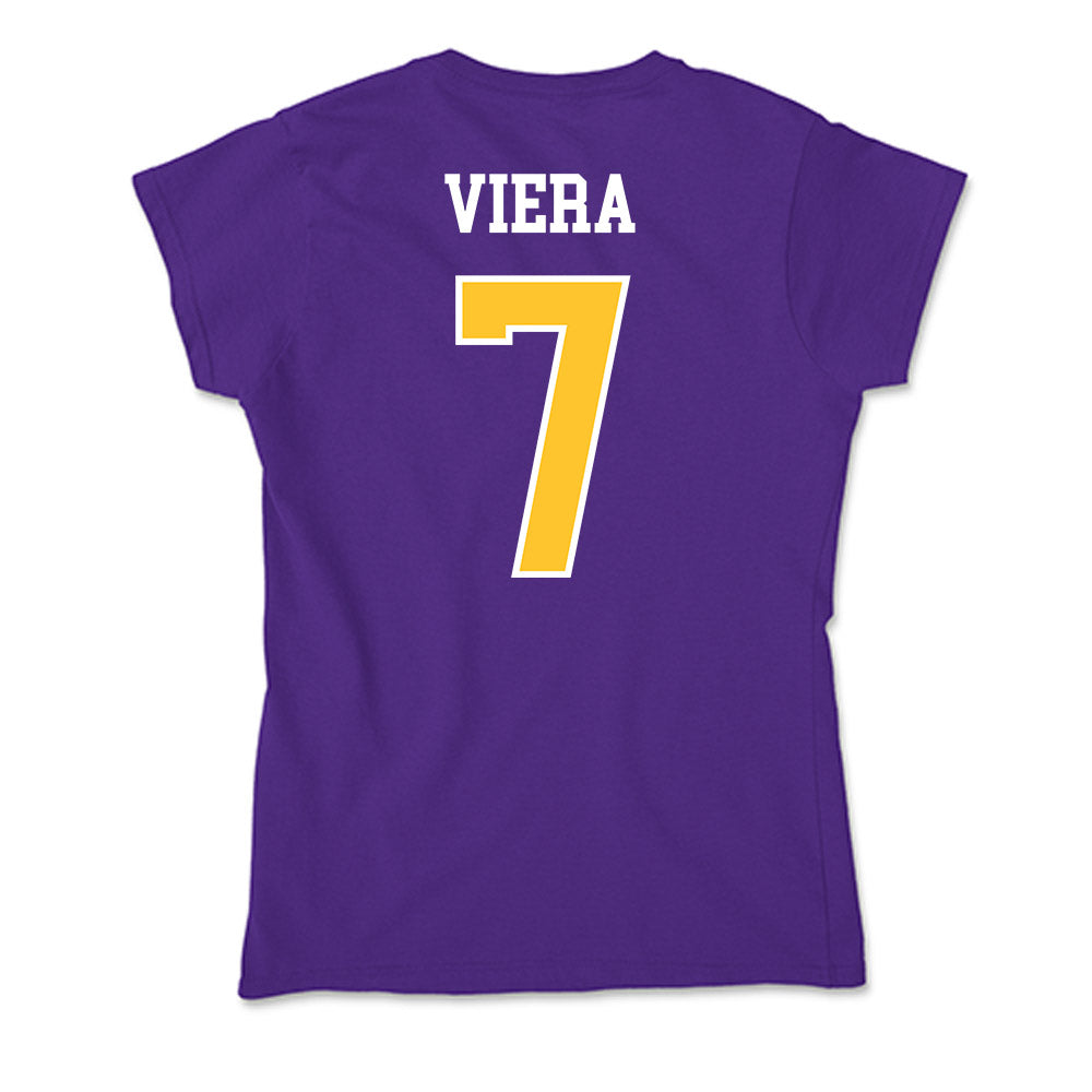 East Carolina - NCAA Women's Soccer : Juliana Viera - Classic Shersey Soft Style Women’s T-Shirt-1