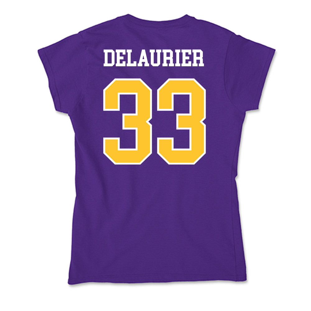 East Carolina - NCAA Men's Basketball : Eli DeLaurier - Classic Shersey Soft Style Women’s T-Shirt-1