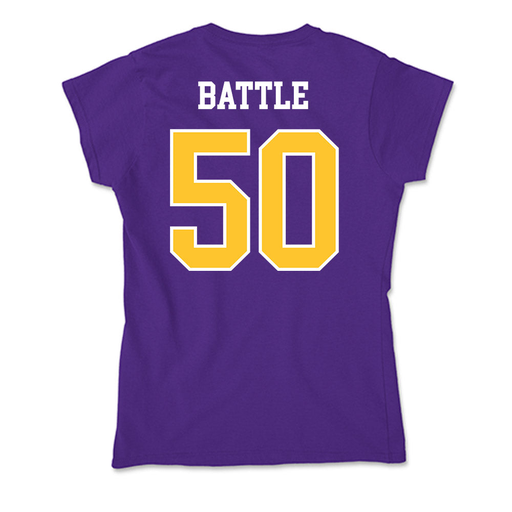 East Carolina - NCAA Football : Josh Battle - Classic Shersey Soft Style Women’s T-Shirt-1