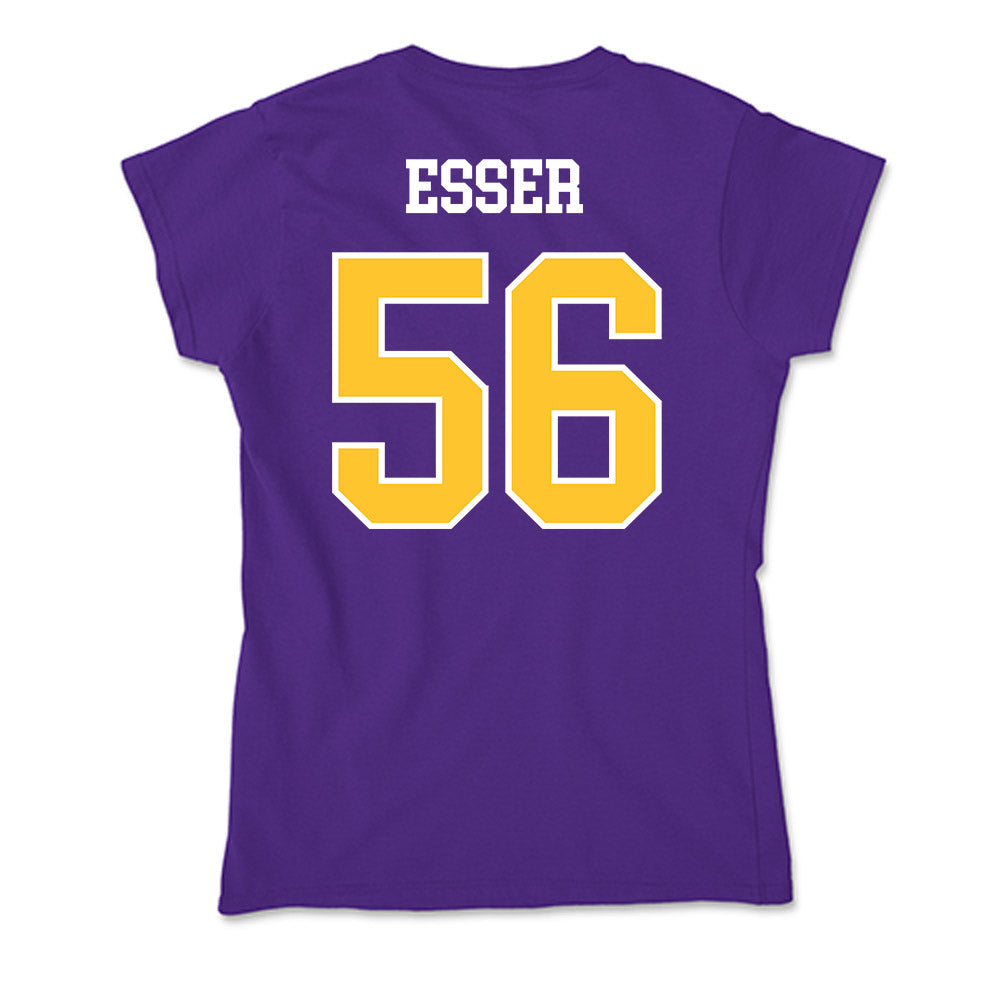 East Carolina - NCAA Football : Bryson Esser - Classic Shersey Soft Style Women’s T-Shirt-1