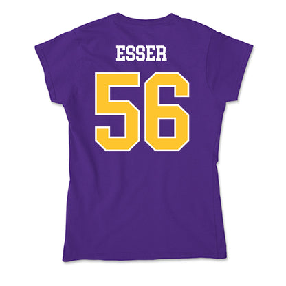 East Carolina - NCAA Football : Bryson Esser - Classic Shersey Soft Style Women’s T-Shirt-1