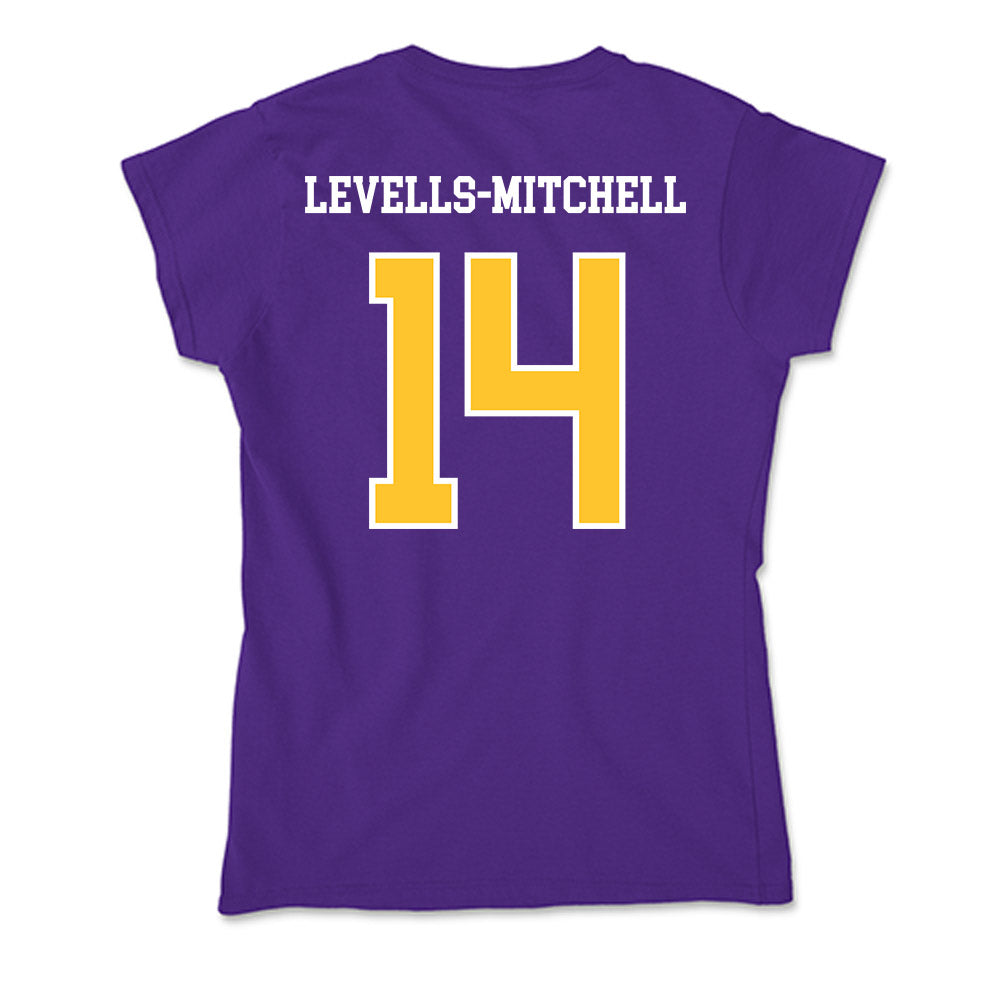 East Carolina - NCAA Football : Ashton Levells-Mitchell - Classic Shersey Soft Style Women’s T-Shirt-1