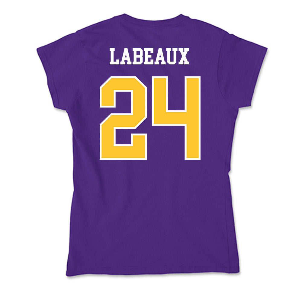 East Carolina - NCAA Men's Basketball : Trevion LaBeaux - Classic Shersey Soft Style Women’s T-Shirt-1