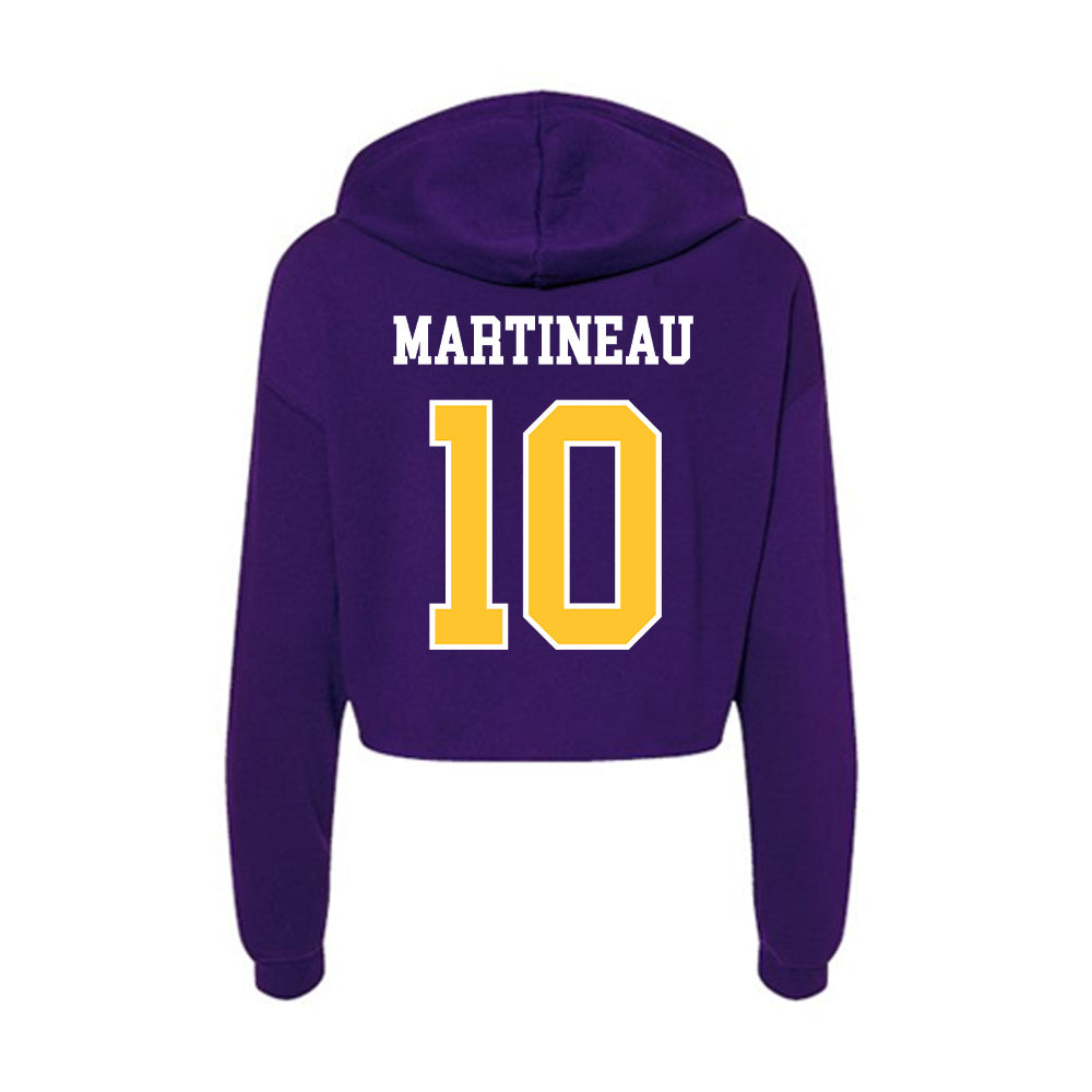 East Carolina - NCAA Softball : Lillian Martineau - Classic Shersey Women's Crop Fleece Hoodie-1