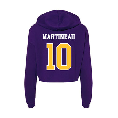 East Carolina - NCAA Softball : Lillian Martineau - Classic Shersey Women's Crop Fleece Hoodie-1