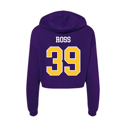 East Carolina - NCAA Football : Angelo Ross - Classic Shersey Women's Crop Fleece Hooded Sweatshirt-1