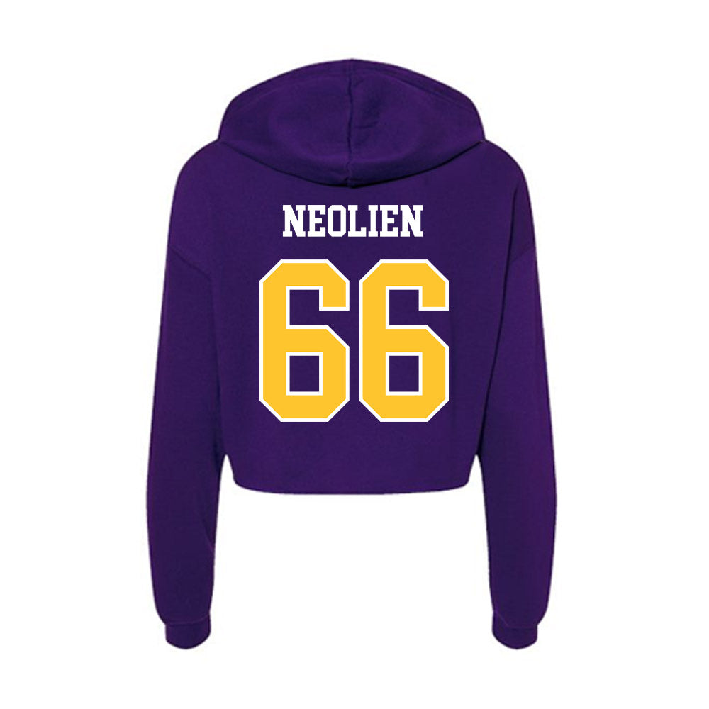 East Carolina - NCAA Football : Marleo Neolien - Classic Shersey Women's Crop Fleece Hooded Sweatshirt-1