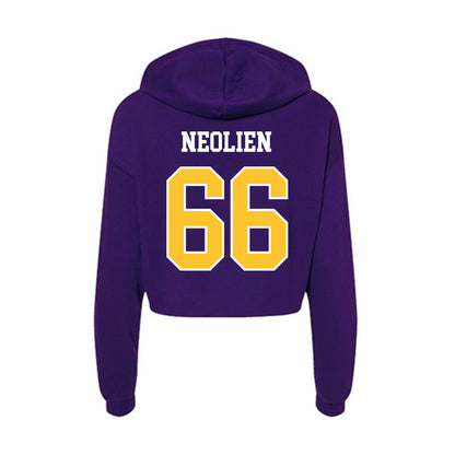 East Carolina - NCAA Football : Marleo Neolien - Classic Shersey Women's Crop Fleece Hooded Sweatshirt-1