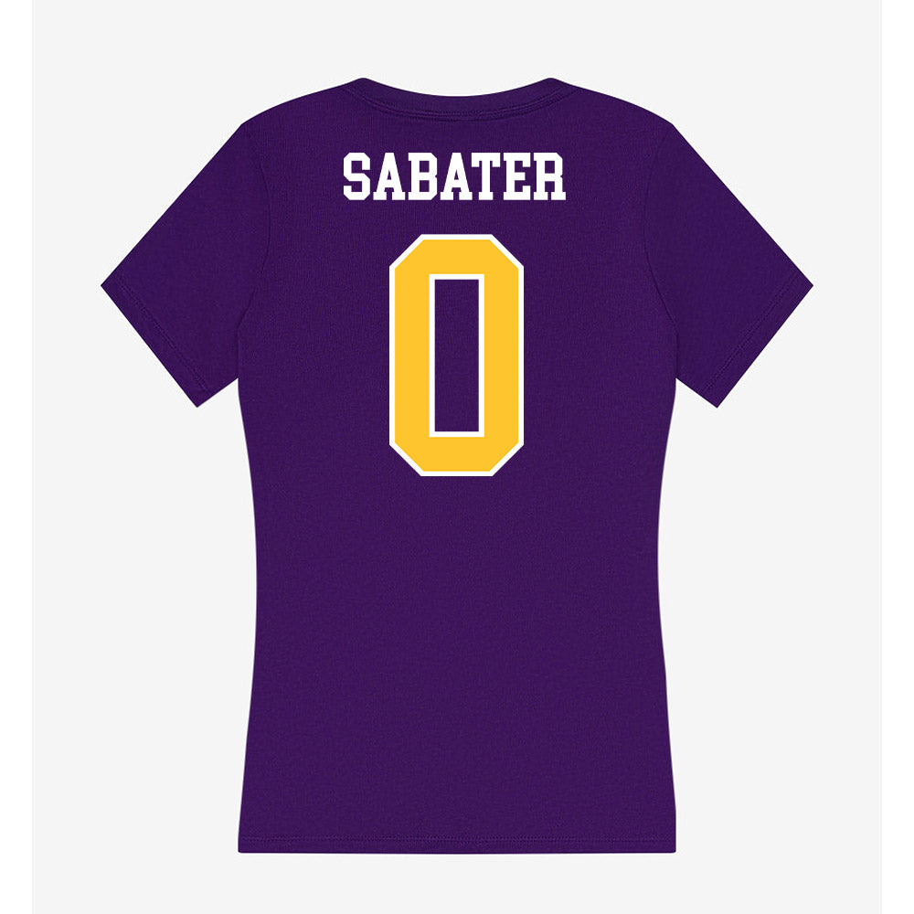 East Carolina - NCAA Baseball : Jeff Sabater - Classic Shersey Women's V-Neck T-Shirt-1