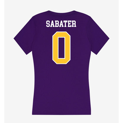 East Carolina - NCAA Baseball : Jeff Sabater - Classic Shersey Women's V-Neck T-Shirt-1