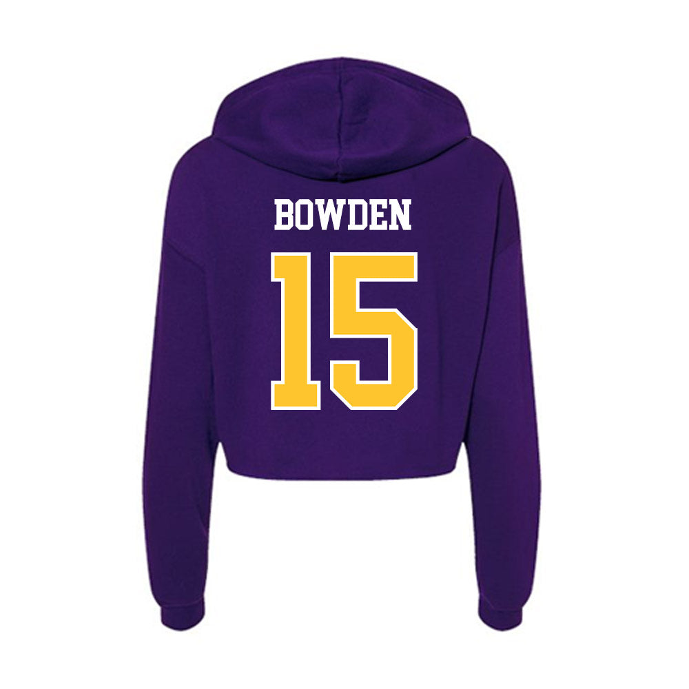 East Carolina - NCAA Football : Jaylen Bowden - Classic Shersey Women's Crop Fleece Hooded Sweatshirt-1
