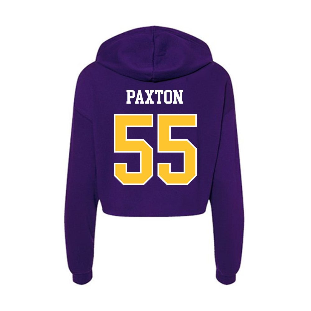 East Carolina - NCAA Baseball : Thomas Paxton - Classic Shersey Women's Crop Fleece Hoodie-1
