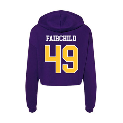 East Carolina - NCAA Football : Chad Fairchild - Classic Shersey Women's Crop Fleece Hoodie-1