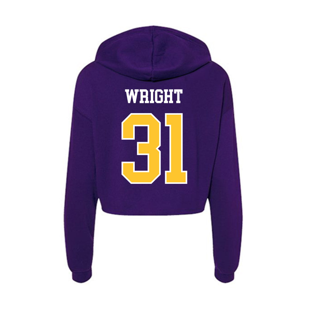 East Carolina - NCAA Football : McCallum Wright - Classic Shersey Women's Crop Fleece Hoodie-1
