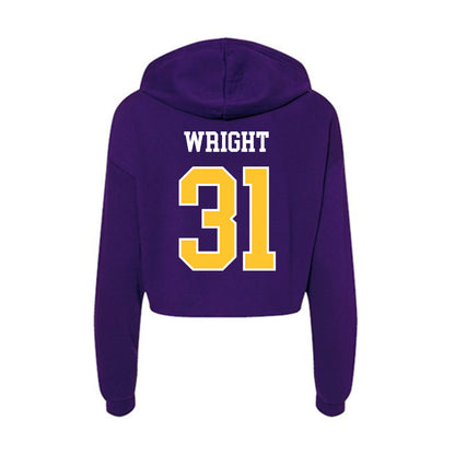 East Carolina - NCAA Football : McCallum Wright - Classic Shersey Women's Crop Fleece Hoodie-1
