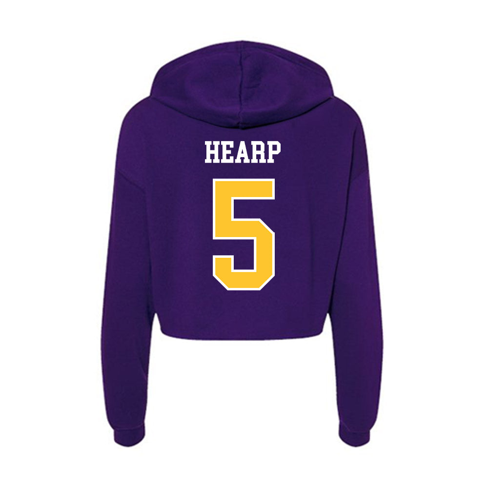 East Carolina - NCAA Women's Basketball : Jayla Hearp - Classic Shersey Women's Crop Fleece Hoodie-1