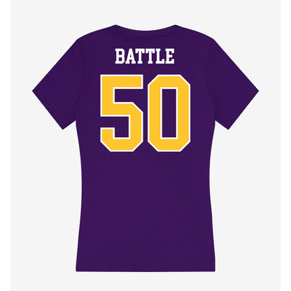 East Carolina - NCAA Football : Josh Battle - Classic Shersey Women's V-Neck T-Shirt-1