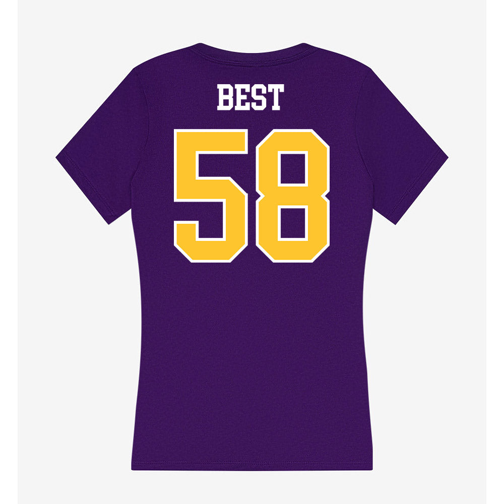 East Carolina - NCAA Football : Brandon Best - Classic Shersey Women's V-Neck T-Shirt-1