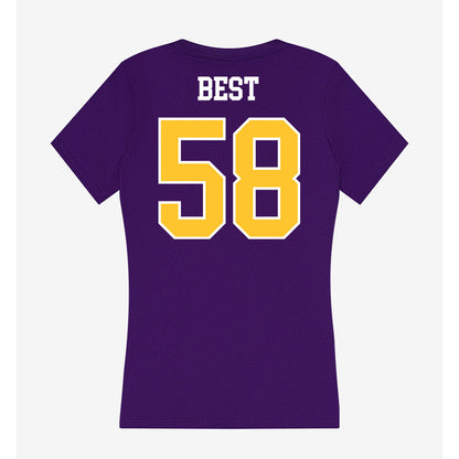 East Carolina - NCAA Football : Brandon Best - Classic Shersey Women's V-Neck T-Shirt-1