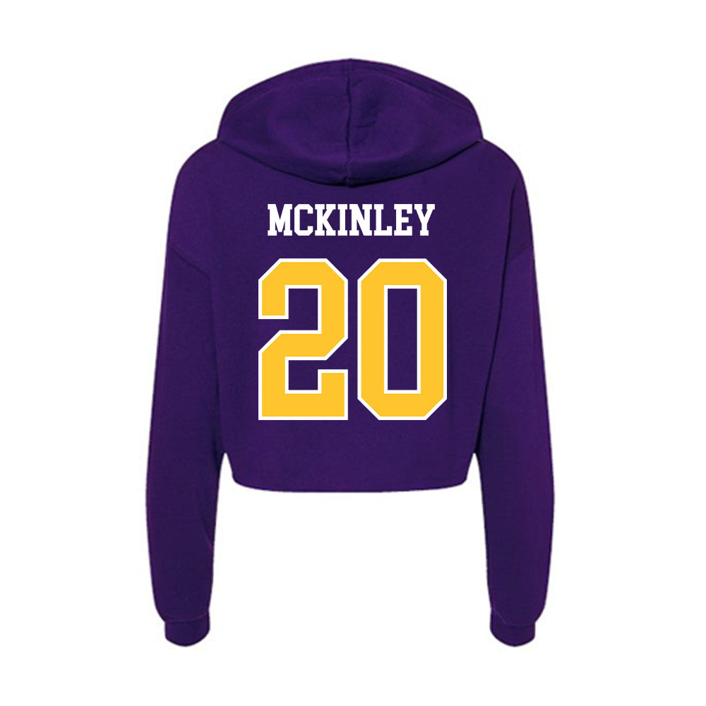 East Carolina - NCAA Football : Kamaurri McKinley - Classic Shersey Women's Crop Fleece Hooded Sweatshirt-1