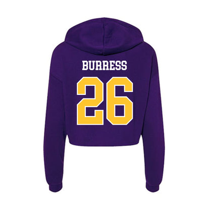 East Carolina - NCAA Baseball : Braden Burress - Classic Shersey Women's Crop Fleece Hooded Sweatshirt-1