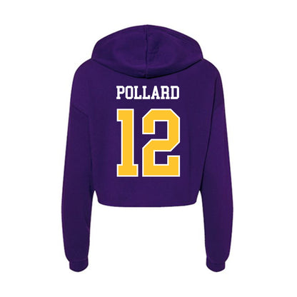 East Carolina - NCAA Football : Myles Pollard - Classic Shersey Women's Crop Fleece Hooded Sweatshirt-1