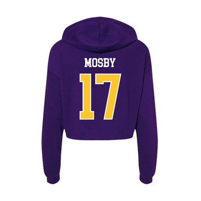 East Carolina - NCAA Football : Rae'mon Mosby - Classic Shersey Women's Crop Fleece Hoodie-1