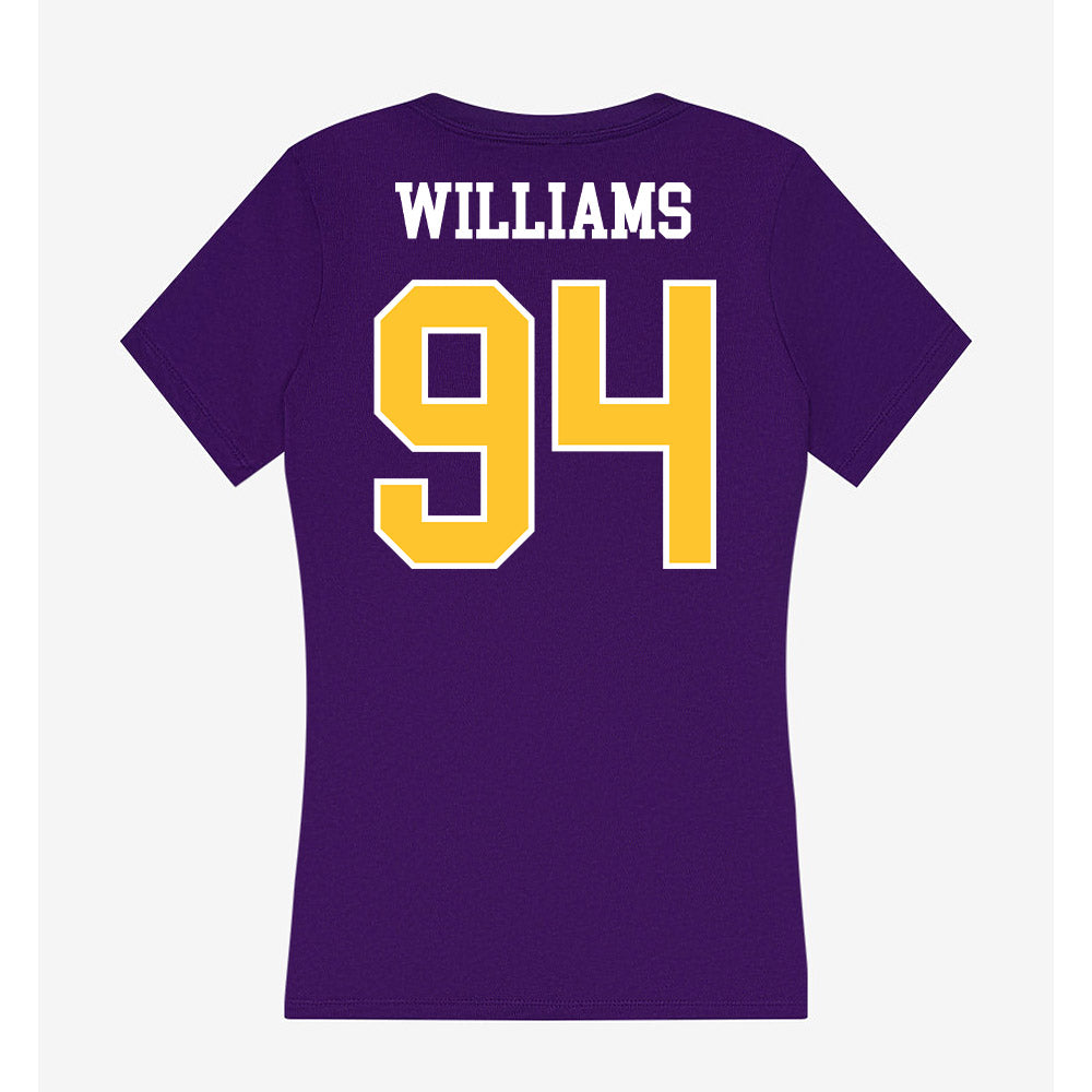 East Carolina - NCAA Football : Javon Williams - Classic Shersey Women's V-Neck T-Shirt-1