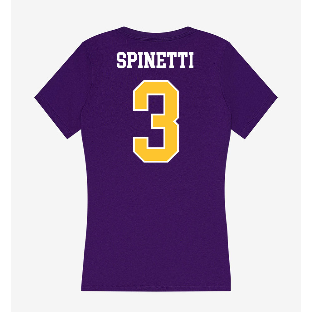 East Carolina - NCAA Women's Soccer : Gia Spinetti - Classic Shersey Women's V-Neck T-Shirt-1