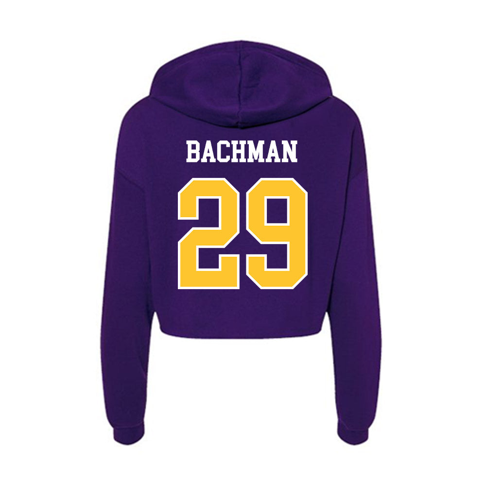 East Carolina - NCAA Baseball : Brayden Bachman - Classic Shersey Women's Crop Fleece Hoodie-1