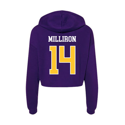 East Carolina - NCAA Women's Soccer : Maddie Milliron - Classic Shersey Women's Crop Fleece Hoodie-1