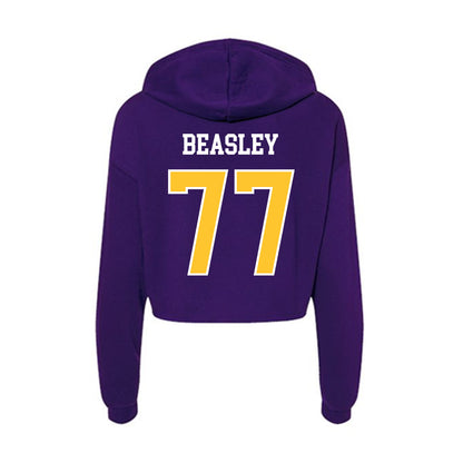 East Carolina - NCAA Baseball : Brett Beasley - Classic Shersey Women's Crop Fleece Hoodie-1