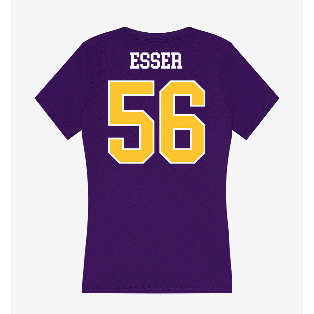 East Carolina - NCAA Football : Bryson Esser - Classic Shersey Women's V-Neck T-Shirt-1