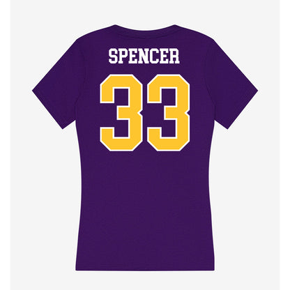 East Carolina - NCAA Football : Terande Spencer - Classic Shersey Women's V-Neck T-Shirt-1