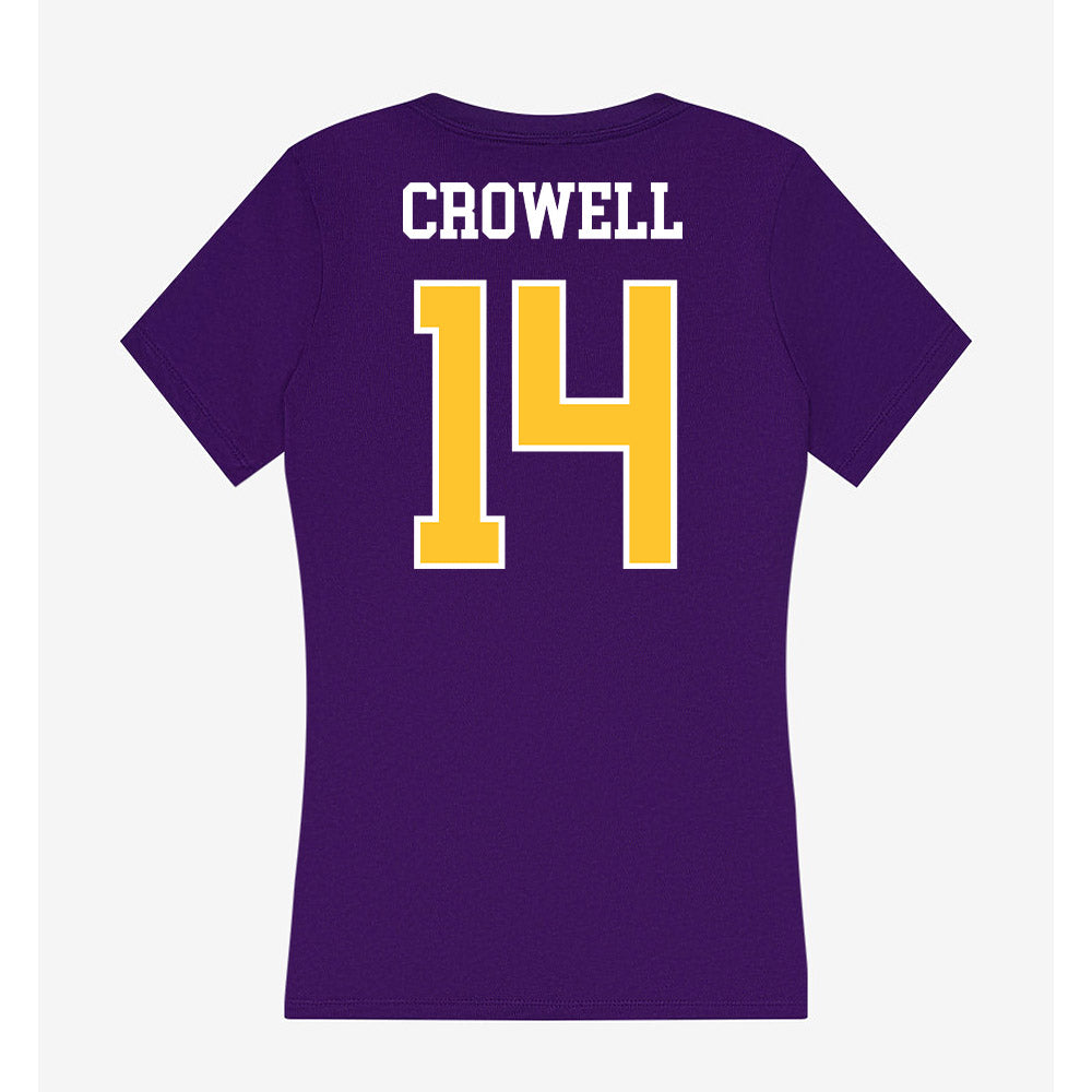 East Carolina - NCAA Football : Key Crowell - Classic Shersey Women's V-Neck T-Shirt-1