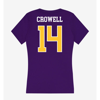 East Carolina - NCAA Football : Key Crowell - Classic Shersey Women's V-Neck T-Shirt-1