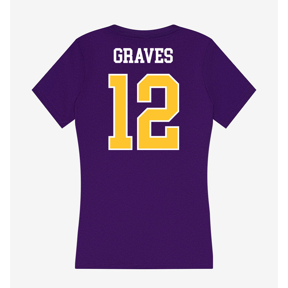 East Carolina - NCAA Football : Chance Graves - Classic Shersey Women's V-Neck T-Shirt-1