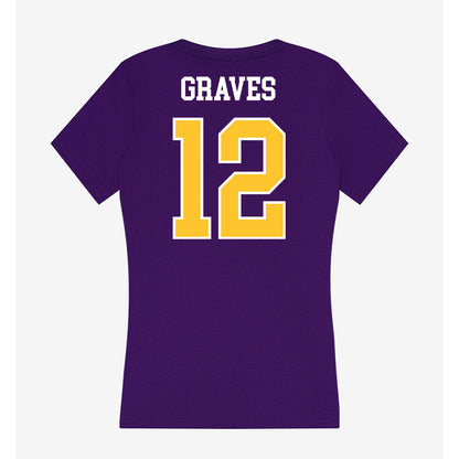 East Carolina - NCAA Football : Chance Graves - Classic Shersey Women's V-Neck T-Shirt-1
