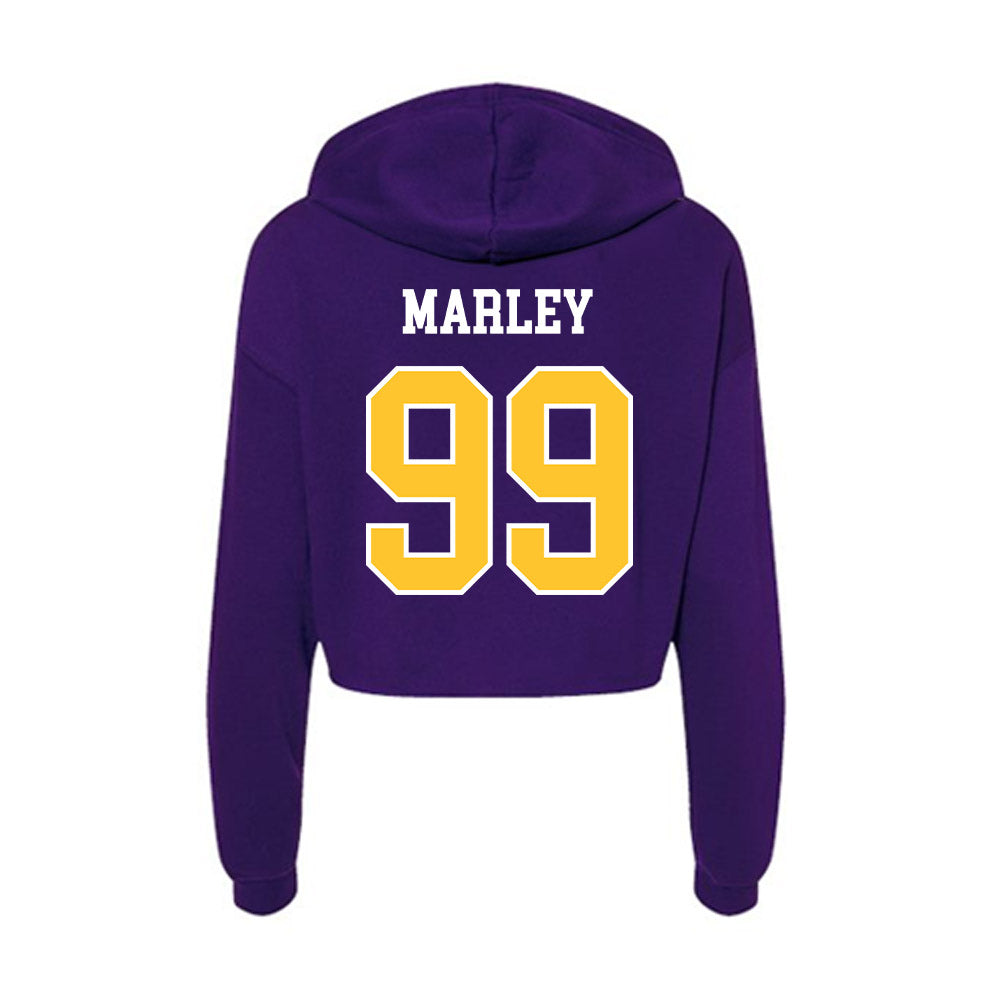 East Carolina - NCAA Baseball : Gavin Marley - Classic Shersey Women's Crop Fleece Hoodie-1