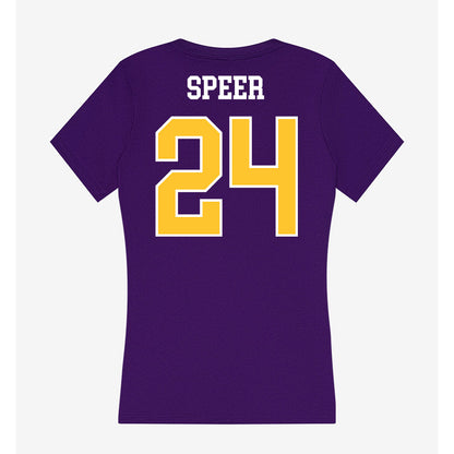 East Carolina - NCAA Football : Durante Speer - Classic Shersey Women's V-Neck T-Shirt-1